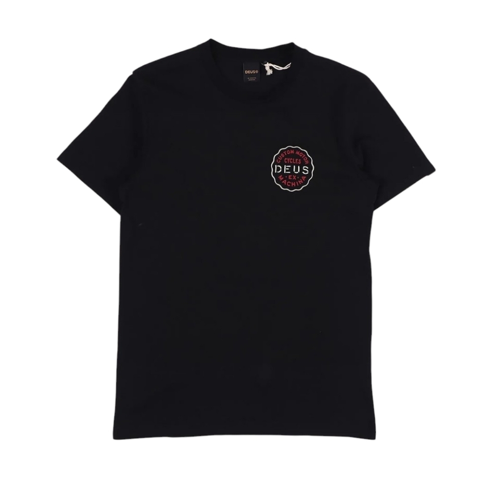 Deus Ex Machina Milano Address Black T-shirt, Size XL, Limited Edition,*NWT*